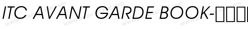 ITC AVANT GARDE BOOK字体转换
